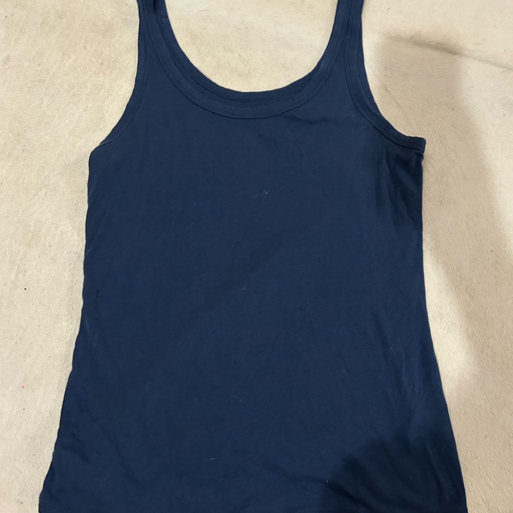 Classic Navy Blue Women's Tank Top